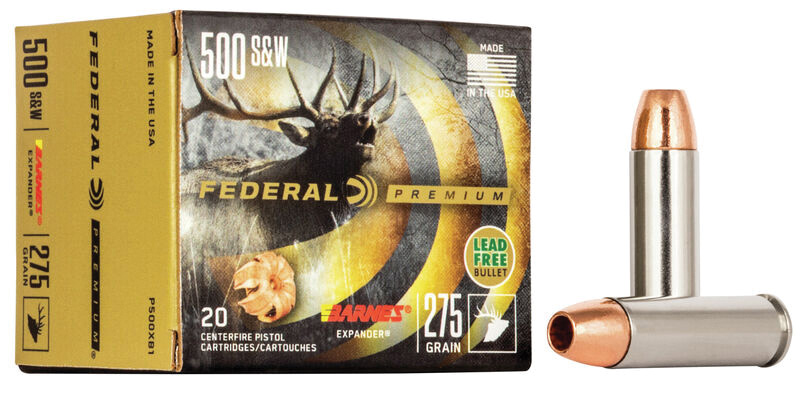Premium, .500 S&W, 275 Grain, Barnes Expander, 20/Box
