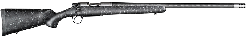 Ridgeline, .300 Win Mag, 26" Carbon Fiber Barrel, Stainless, Black/Grey Webbing Stock, 3-rd