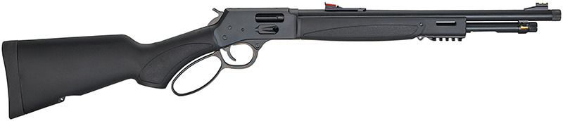 Big Boy X Model, .45 Colt, 17.4" Round Barrel, Large Loop, Blued/Black, Side Gate, 7-rd