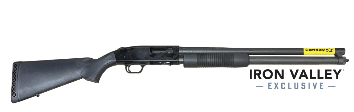 500 Persuader, 12 Gauge, 20" Barrel,  Black/Synthetic, 8-rd, IVS Exclusive