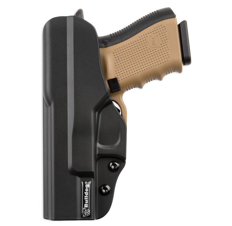 Polymer Inside Pants Holster with Metal Clip, Fits GLOCKS 26/27/33 All Gens, RH, Black