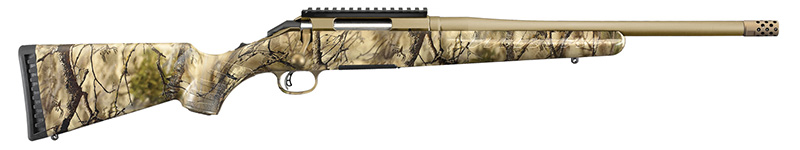 American Compact, .243 Win, 16.1" Barrel, Bronze, Go Wild I-M Brush, 4-rd