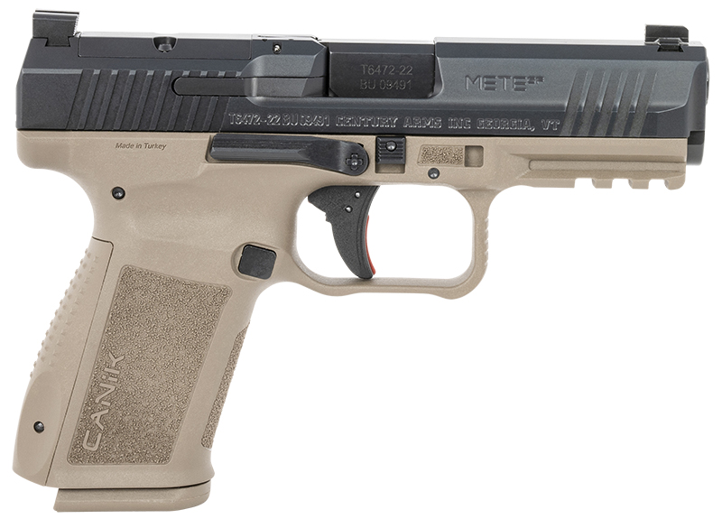 Canik METE SF, 9mm, 4.19" Optic Ready, FDE/Black, 15-rd