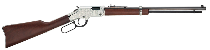Silver Eagle, .22 Mag, 20.5" OcB, Engraved, Blued/Walnut, 12-rd