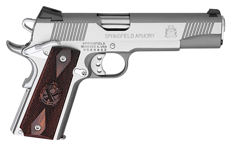 1911 Loaded, .45 ACP, 5" Barrel, 3 Dot Sights, Stainless, (2) 7-rd, CA Compliant