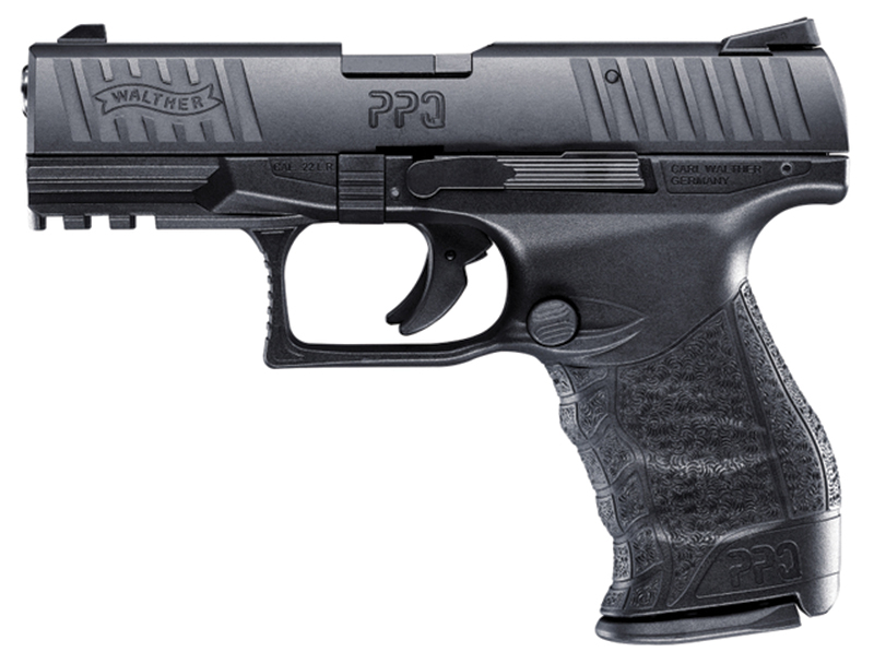 PPQ M2 22, .22 LR, 4" Threaded Barrel, 3-Dot Sights, Black, 10-rd