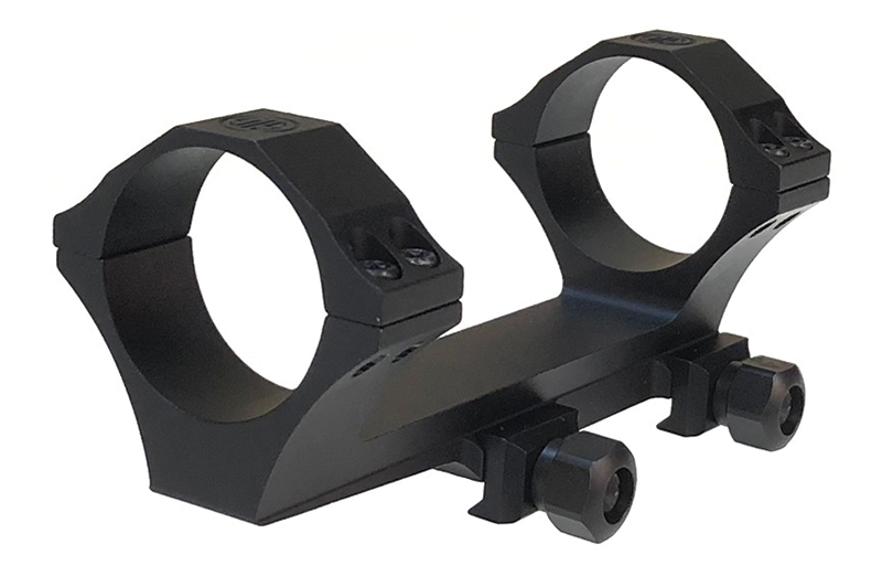 Alpha 2 Scope Mount, 34mm, 1.53" Extra High, 0 MOA, 6061-T6, Black