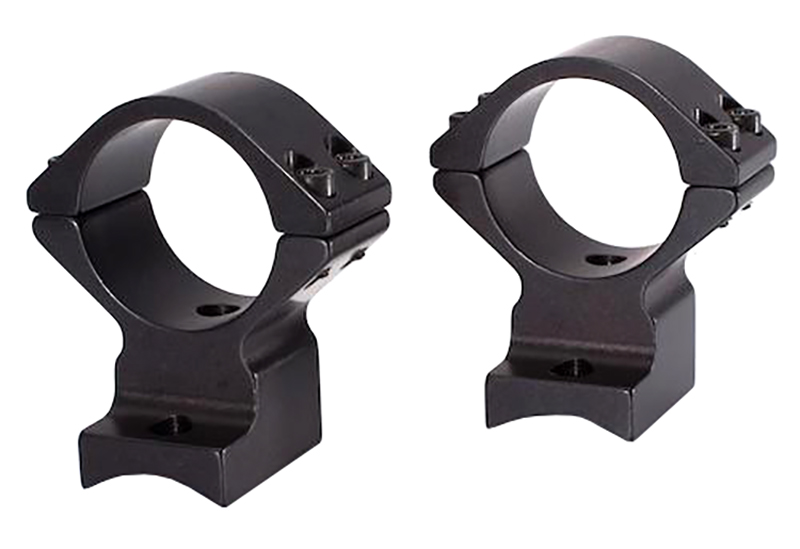 Scope Mounts, 2-Piece, 1" Medium, Savage Round Receiver/Stiller, 8-40 Screws, Matte