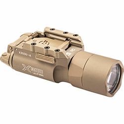X300U-A, 1000 Lumens, Aluminum, Tan, CR123A Lithium
