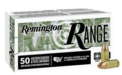 Remington Range, 9mm Luger, 115 Grain, FMJ, 50/Box