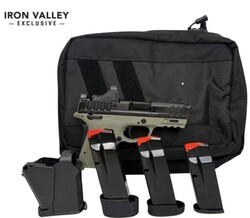 S&W Equalizer Bundle, 9mm, 3.675" Barrel, OR, Viridian RFX11, Blk, ODG, (1)10rd (1)13rd (1)15rd, IVS