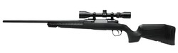 Axis XP, .25-06 Rem, 22" Barrel, Weaver 3-9x40 Scope, Matte Black, Black Synthetic Stock, 4-rd