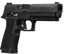 P320 XTen, 10mm, 5" Bull Barrel, XRay3 Day/Night Sights, MS, Black, (2) 10-rd