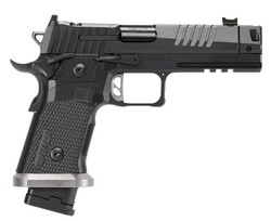 P211-GTO, 9mm, 4.4" Bull Barrel, Mach30 Compensator, SIG-LOC PRO OR, Black, (2) 21-rd & (1) 23-rd
