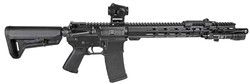 Midnight AR-15 Bundle, 5.56 NATO, 16" TB, M-LOK, ProTac RL & Vortex Red Dot, Black, 30-rd