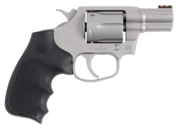 Cobra, .38 Special +P, 2" Barrel, Red FO Front Sight, Stainless, Black Hogue Grips, 6-rd