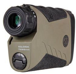 KILO5K HD Range Finder, 7x25mm, Red Laser, w/Carry Pouch & Lanyard, Ranger Green/Black