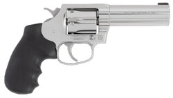 Cobra, .38 Special +P, 4" Barrel, Bead Front Sight, Stainless, Black, Hogue Grips, 6-rd