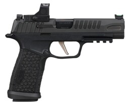 P365-FUSE, 9mm, 4.3" Barrel, Romeo-RS Compact, OR, X Grip, Blk, (1) 17-rd & (2) 21-rd