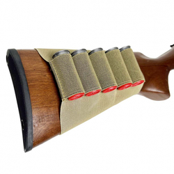 VISM ButtStock Shot Shell Holder, Tan