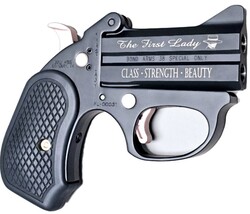 First Lady, .38 Special, 3" Barrel,  B6 Grip, Black, Rose Gold, 2-rd, Limited Edition