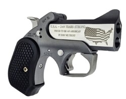Rowdy XL 30th, .45 Colt/.410, 3.5" Barrel, Engraved Stainless, Black, 2-rd