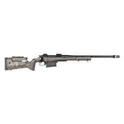 King Hunter, 7mm BC, 20" Barrel, Picatinny Rail, QD Muzzle Brake, Camo, (1) Magpul AICS Long Action 5-rd PMag