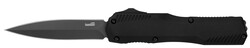Livewire Double Edge, 3.45", Spear Point, Black/Black Aluminum Handle, Slide Button