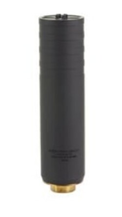 Polonium Suprressor, 5.56 NATO, HUB, Stainless Steel, Black