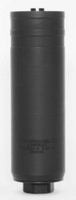 Polonium K  Suppressor, 5.56 NATO, HUB, Stainless Steel, Black