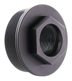 Zeroed 5/8-24" Direct Thread HUB Mount, Black