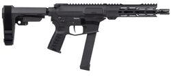 Banshee Pistol, MKGS, 9mm, 8", Threaded Barrel, RipBrace, Black, Glock 33-rd