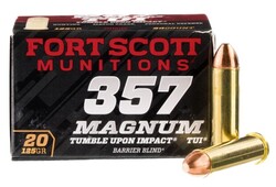 .357 Magnum, TUI, Solid Copper, 125 Grain, 20/Box