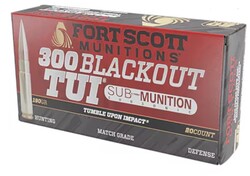 .300 BLK, TUI, Solid Copper, 190 Grain, 20/Box