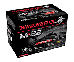 M-22, .22 LR, 40 Grain, Black Copper Plated Round Nose, 1000/Box