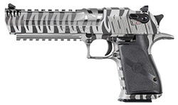 Desert Eagle Mark XIX, .50 AE, 6" Internal Muzzle Brake, White Tiger Stripe, 7-rd