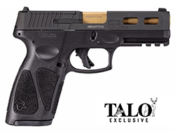 G3, 9mm, 4" Gold PVD Barrel, Custom Side Cuts, (2) 15-rd