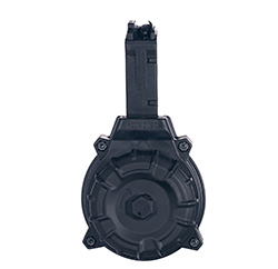 Drum Magazine, 9mm, Sig Sauer MPX, Black, Polymer, 50-rd