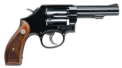 Model 10 Classic, .38 Special, 4" Barrel, Blue, Wood Grip, 6-rd