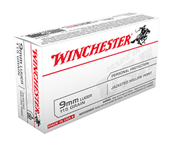 USA, 9mm Luger, 115 Grain, JHP, 50/Box