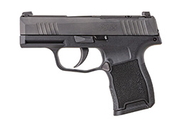 P365-380, .380 Auto, 3.1" Barrel, Siglite Night Sights, Manual Safety, Black, (2) 10-rd