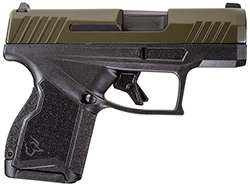 GX4, 9mm, 3" Barrel, Black/MS Green, (2) 11-rd