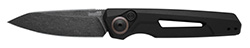 Launch 11, Automatic Push Button Knife, Aluminum Handle, Secure Grip