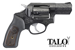 SP101, .357 Mag, 2.25" Barrel, Blue, Engraved, 5-rd, TALO
