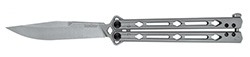 Lucha Knife, Butterfly Knife, SS Blade, Dual KVT Flip Open System