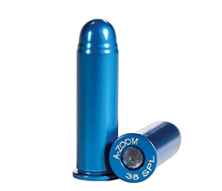 A-Zoom Snap Cap, .38 Spl, Blue, 12-Pack