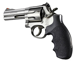 Rubber Monogrip, Smith & Wesson K/L Frame Round Butt, Black