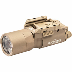 X300U-A, 1000 Lumens, Aluminum, Tan, CR123A Lithium
