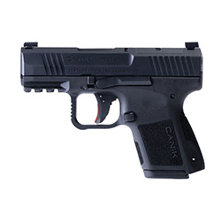 Canik METE MC9, 9mm, 3.18" MeCanik MO1 Optic, Black, (1) 12-rd & (1) 15-rd