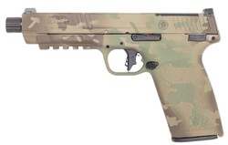 M&P 5.7, 5.7x28mm, 5" Threaded Barrel, NTS, White Dot Sights, MultiCam, 22-rd, IVS Exclusive